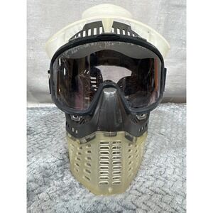 JT Paintball Mask Goggle System Black Translucent with Visor and Strap